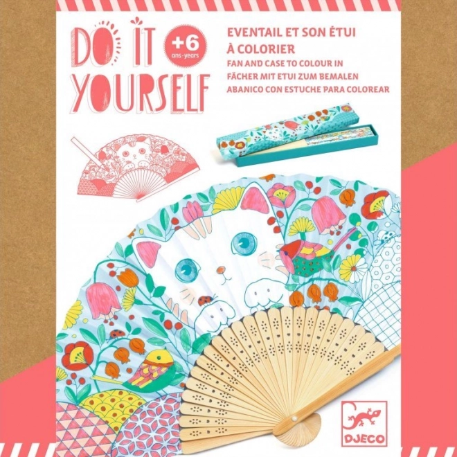 Abanico para colorear Koneko DJECO