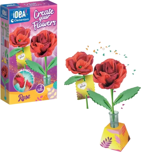 Mini fábrica de flores – rosas CLEMENTONI