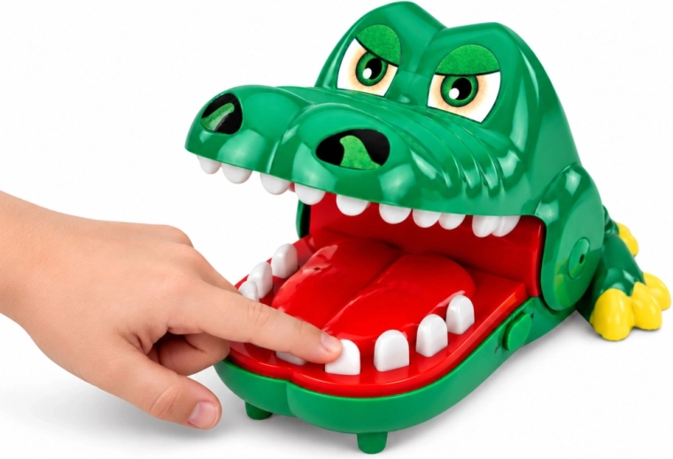 Emocionante presión de los dientes