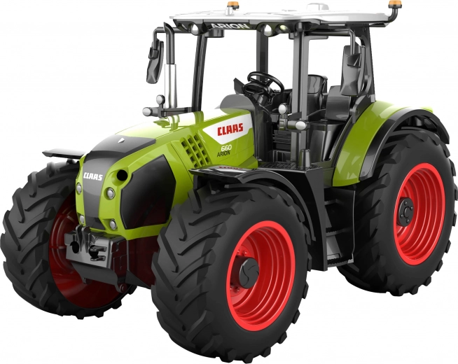 Modelo metálico de tractor Claas Arion 660 de 22 cm