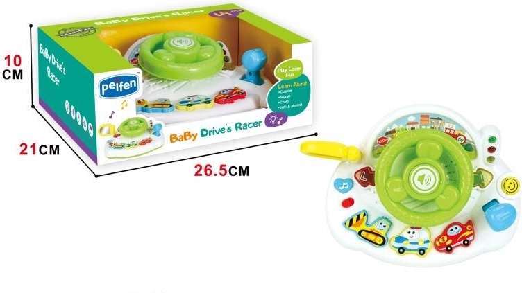 Volante infantil con luces y sonidos