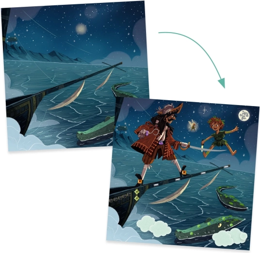 Escenas ilustradas brillantes
