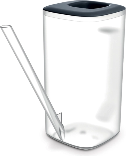 Regadera TUBI 1,6 l transparente/antracita