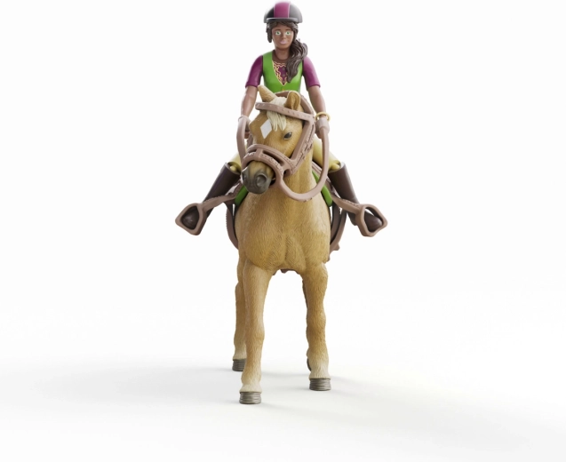 Schleich Horse Club Sarah y la yegua Mystery – set de equitación