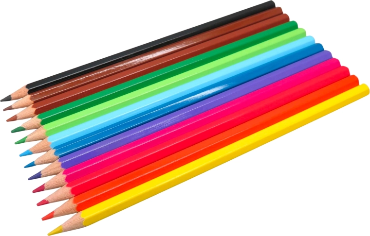 Lápices de colores Dinosaurio, set de 12 uds