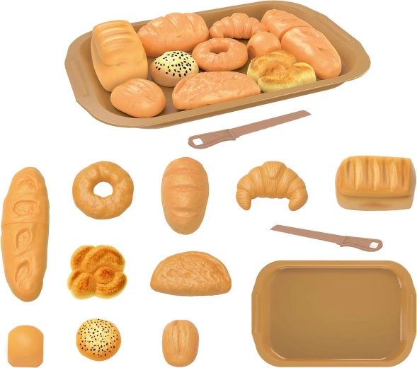 Productos de panadería con bandeja de 32 cm