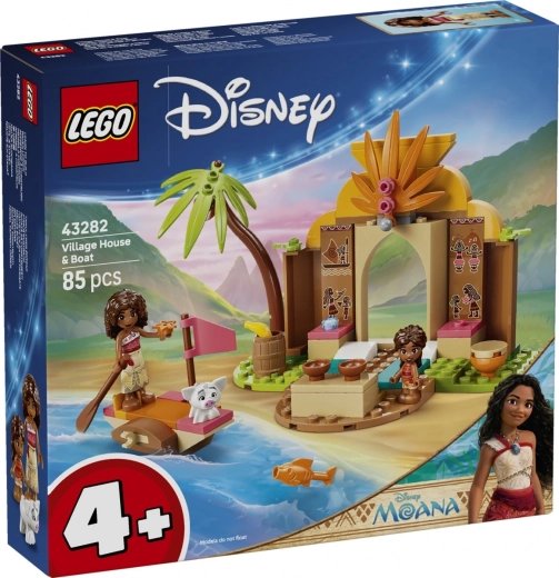 LEGO Disney Vaiana: cabaña de aldea y barco