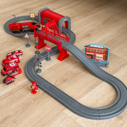 Circuito variable con puente y túnel