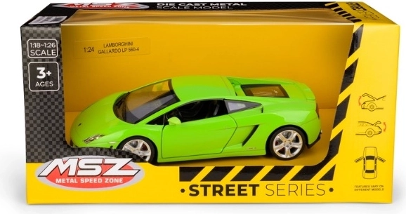 MSZ Lamborghini Gallardo LP560-4 1:24 modelo de coche verde