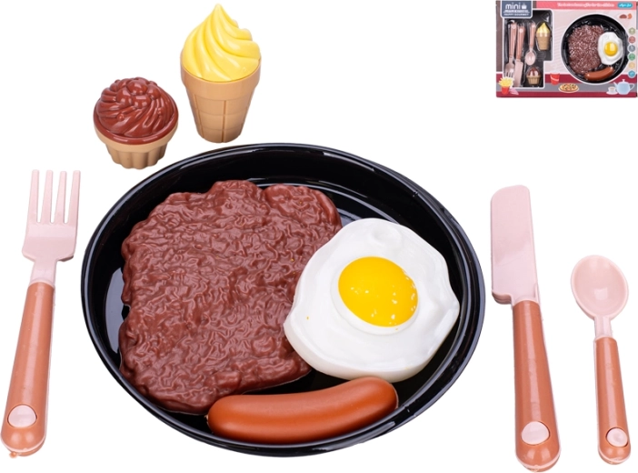 Juego infantil de vajilla con plato 9 piezas