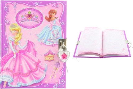 Diario para princesas con candado y llaves