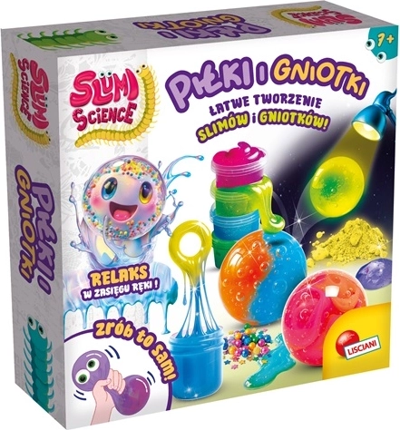 Lisciani Slumi set creativo para hacer bolas de slime y juguetes antiestrés para apretar