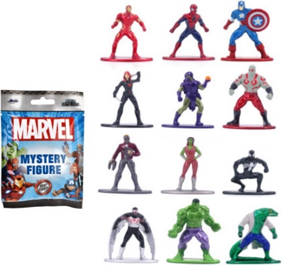 Jada mini figura metálica MARVEL 4 cm – bolsa sorpresa