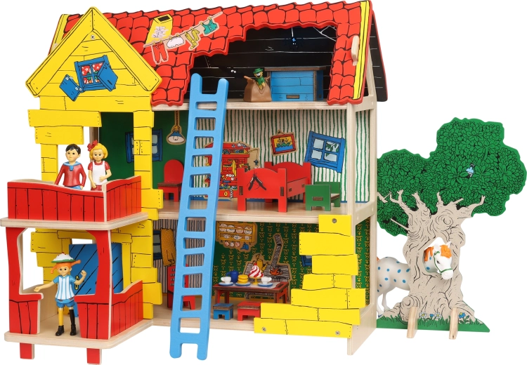 Casa de muñecas Villa Villekulla de Pippi Calzaslargas