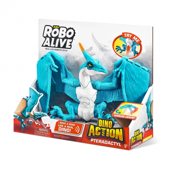 Robo Alive dinosaurio Pterodáctilo – depredador volador interactivo