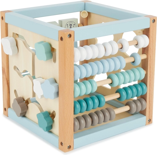 Cubo de actividades Bieco con laberinto y animalitos del bosque