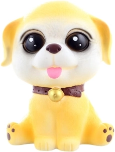 Hucha de plástico con forma de perrito para niños