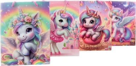 Bolsa de regalo con unicornio