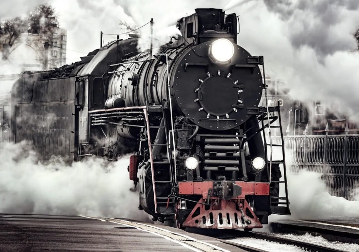 Puzzle Interdruk: locomotora de vapor 500 piezas