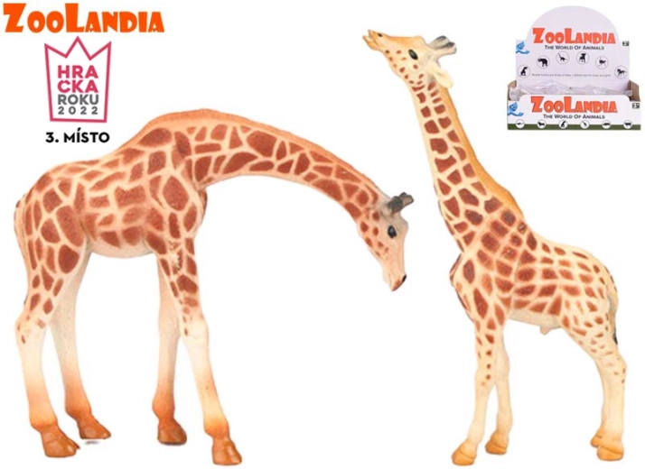 Zoolandia figura de jirafa 13–18 cm, 2 variantes