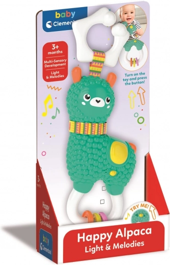 Sonajero interactivo Alpaca feliz BABY CLEMENTONI