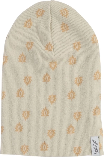 Gorro infantil acanalado de algodón Lodger Beanie Print Rib Birch (1–2 años)