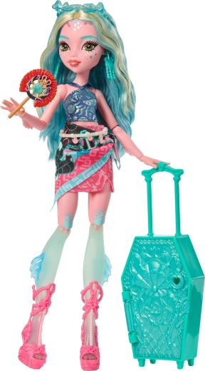 Muñeca articulada y juego de viaje