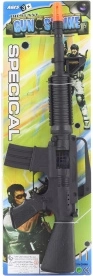 Subfusil de plástico de carraca para niños