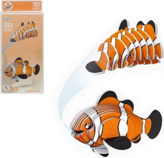 Rompecabezas 3D pececito Nemo