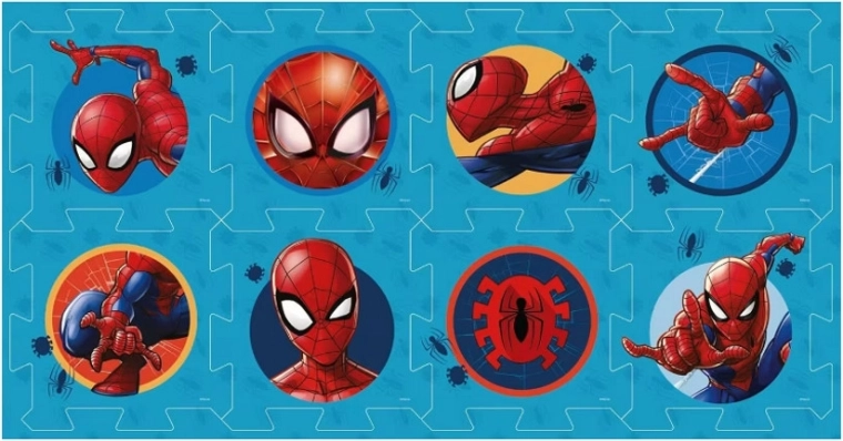 Puzle de espuma para el suelo Spiderman 118,5 × 61,5 cm