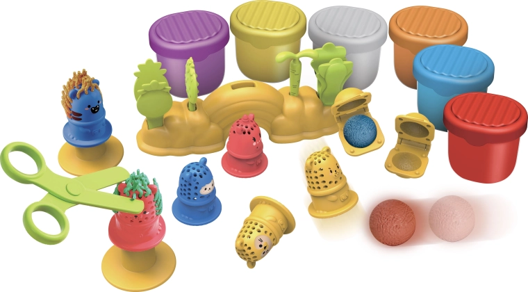 Plastilina Peluquería para animalitos con accesorios - 24 piezas