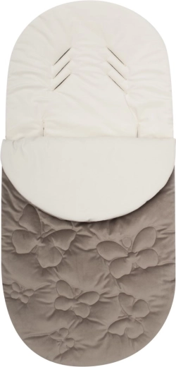 Saco de invierno infantil New Baby Butterfly ecru