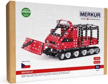 Kit de construcción MERKUR pisa-nieves, 642 piezas
