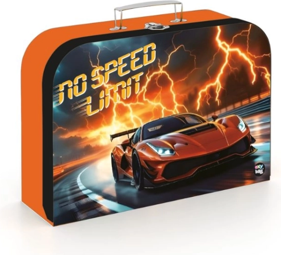 Maletín infantil laminado con motivo de coche 34 cm