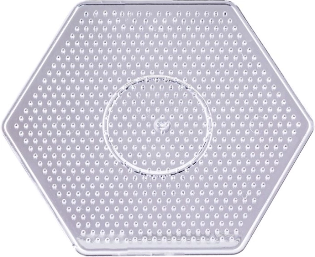 Plantilla para cuentas termofusibles – hexágono grande - 1 pieza