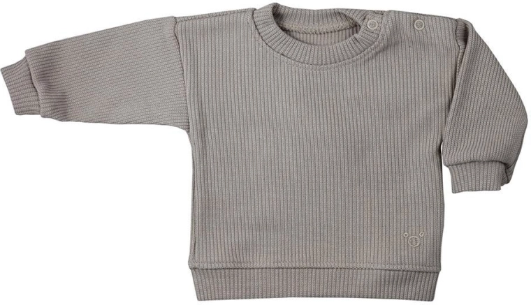 Camiseta de algodón para bebés KOALA Pure, color beige – Gris
