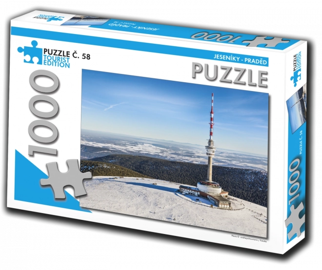 Puzzle Jeseníky, Praděd 1000 piezas – edición turística
