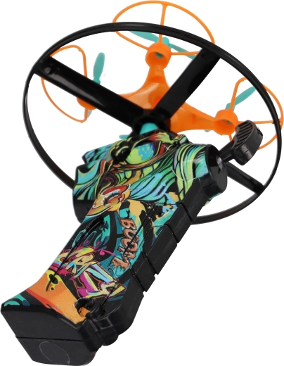 Diseño colorido con aro protector