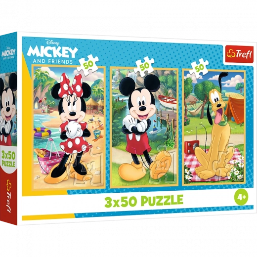 Puzzle 3x50 DISNEY – Ratones de vacaciones