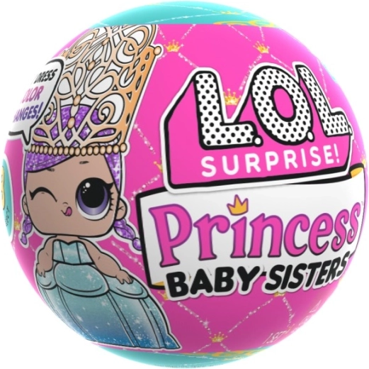 L.o.l. surprise princess baby sisters – muñeca con cambio de color (1 ud.)
