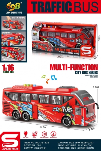 Autobús rojo 1:16 – juguete para niños