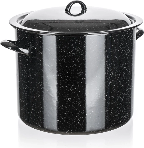 Olla esmaltada con tapa 30 cm, 17 l
