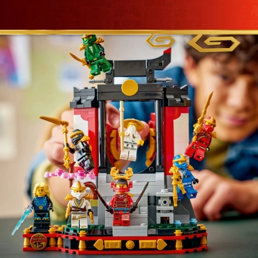 Construcción con soporte de LEGO Builder