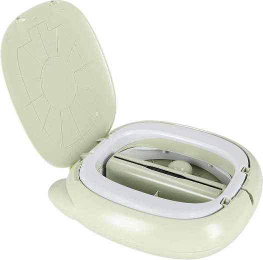 Tapa práctica y asiento cómodo
