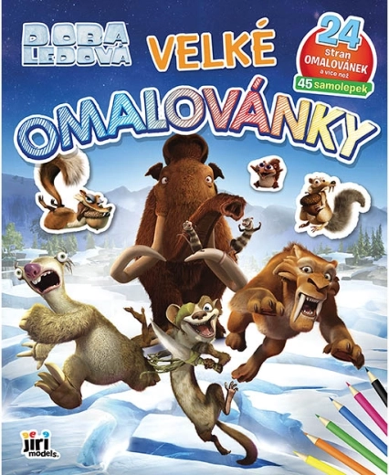 Libro para colorear grande Ice Age