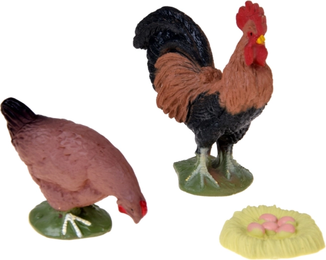 Aves de corral con detalles