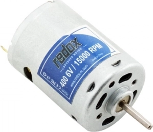 Motor de CC con escobillas Redox 400 de 6 V 15000 rpm - 1 unidad