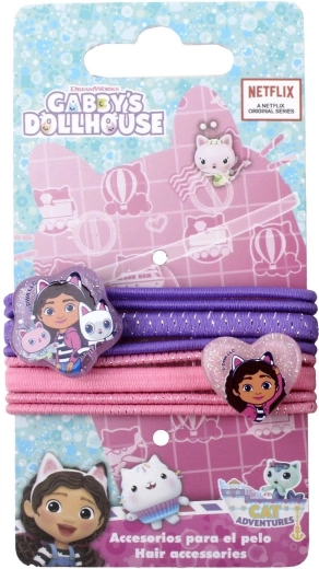 Set de 8 gomas para el pelo La casa de muñecas de Gabby