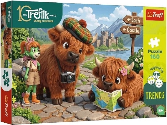 Puzzle infantil Trefl Kids «Vaquita adorable» 160 piezas