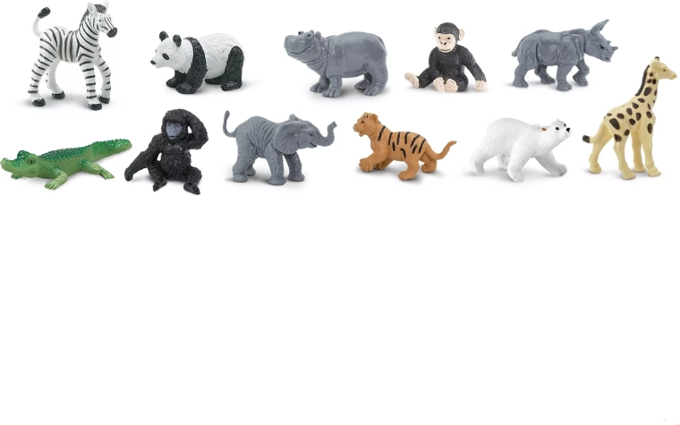 Safari Ltd. crías del zoo – set de figuras